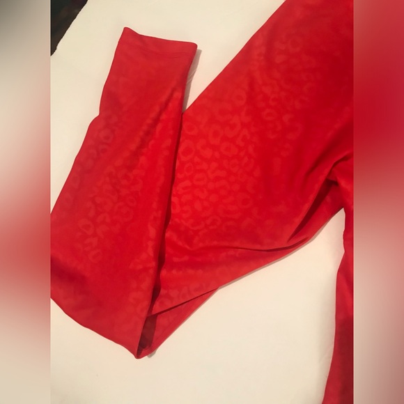 BuffBunny Rebel Leggings Red Leopard Size M Elysium - Picture 9 of 11